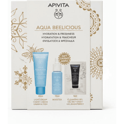 Apivita Cofanetto Regalo Aqua Beelicious con Crema Fluida Idratante Viso Colorata SPF 30 40 ml + Mini Siero Booster Idratante 10 ml + Mini Gel Detergente Back Detox 5 ml Apivita Cofanetto Regalo Aqua Beelicious con Crema Fluida Idratante Viso Colorata SPF 30 40 ml + Mini Siero Booster Idratante 10 ml + Mini Gel Detergente Back Detox 5 ml