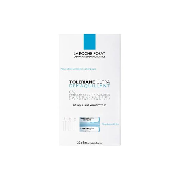 la roche posay toleriane ultra demaquillant struccante viso occhi 30 flaconcini monodose