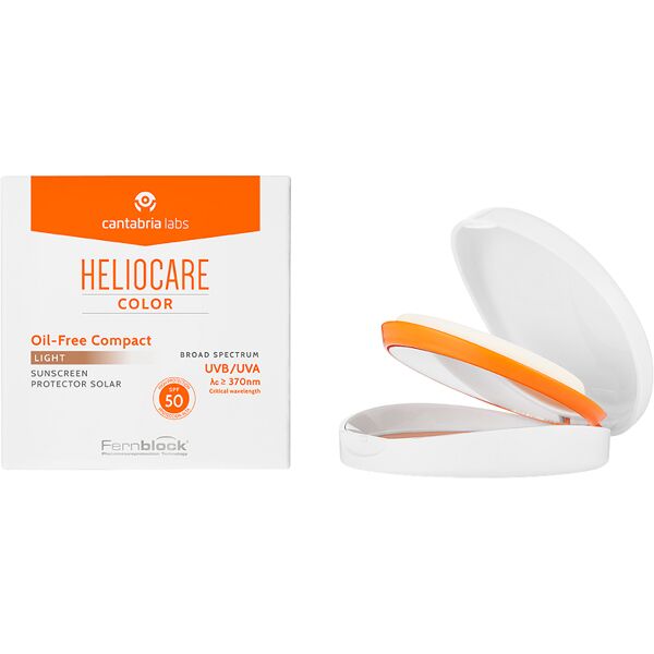 heliocare color cipria compatta oil-free spf 50 light 10 g