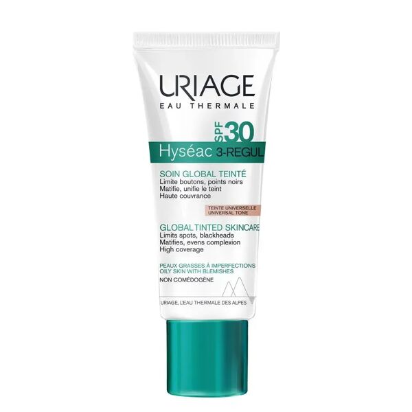 uriage hyséac 3-regul trattamento globale colorato spf 30 anti-imperfezioni viso 40 ml