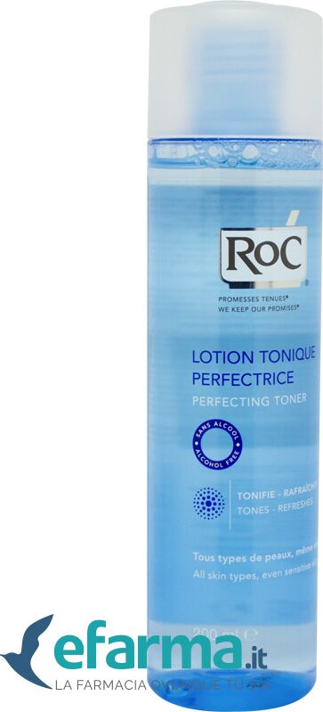 roc cleansers tonico perfezionatore viso struccante rinfrescante 200 ml