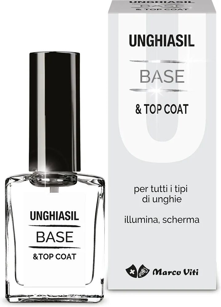 unghiasil base & top coat smalto unghie illuminante 10ml