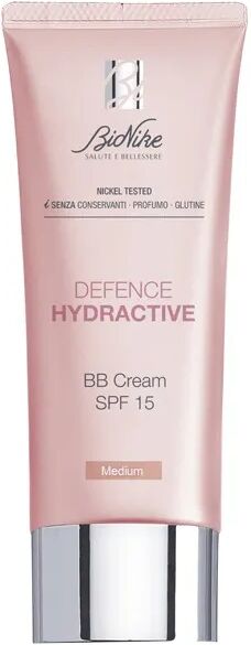 bionike defence hydractive bb cream medium spf 15 uniformante viso 40 ml