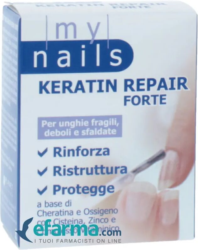 my nails keratin repair forte rinforzante per unghie 10 ml