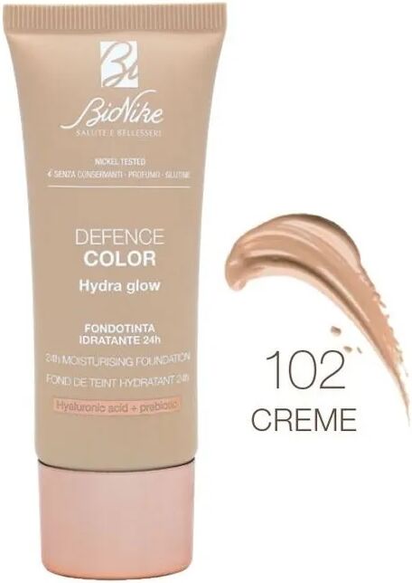 Bionike Defence Color Fondotinta Hydra Glow 102 Creme 30 ml