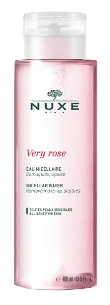 nuxe very rose acqua micellare lenitiva 3 in1 per pelle sensibile 200 ml