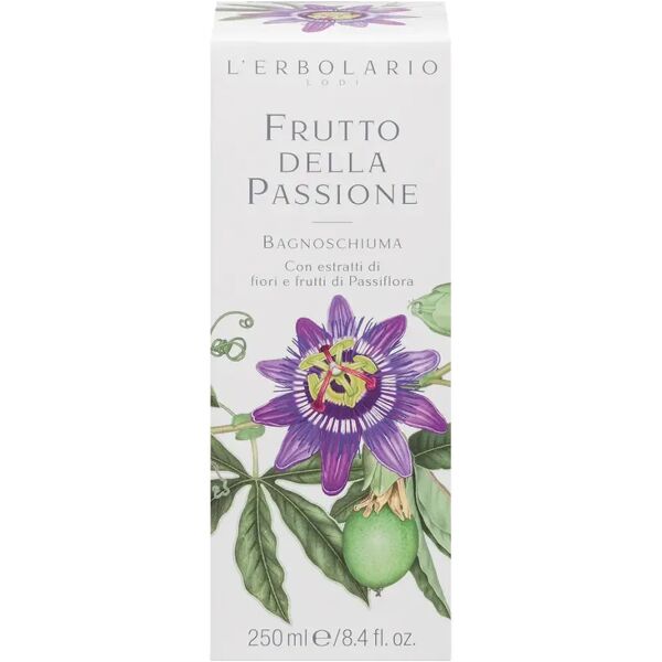 l'erbolario bagnoschiuma frutto della passione detergente corpo 250 ml