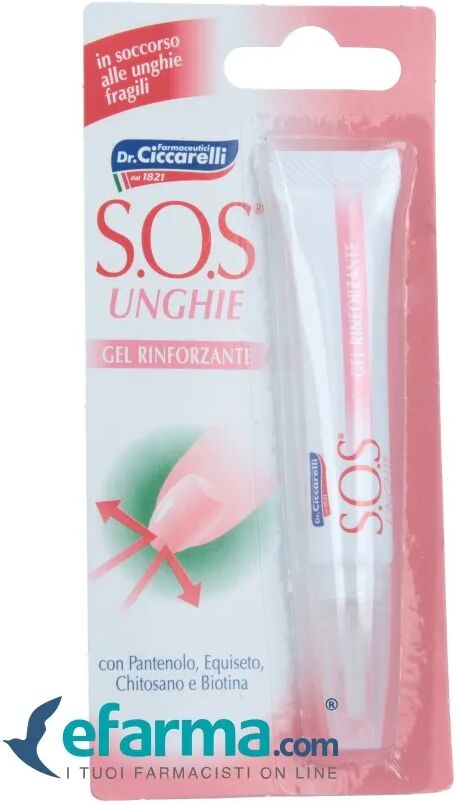 sos unghie gel rinforzante unghie fragili 10 ml