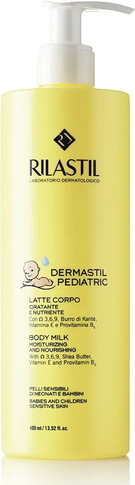 rilastil dermastil pediatric latte idratante viso e corpo 400 ml