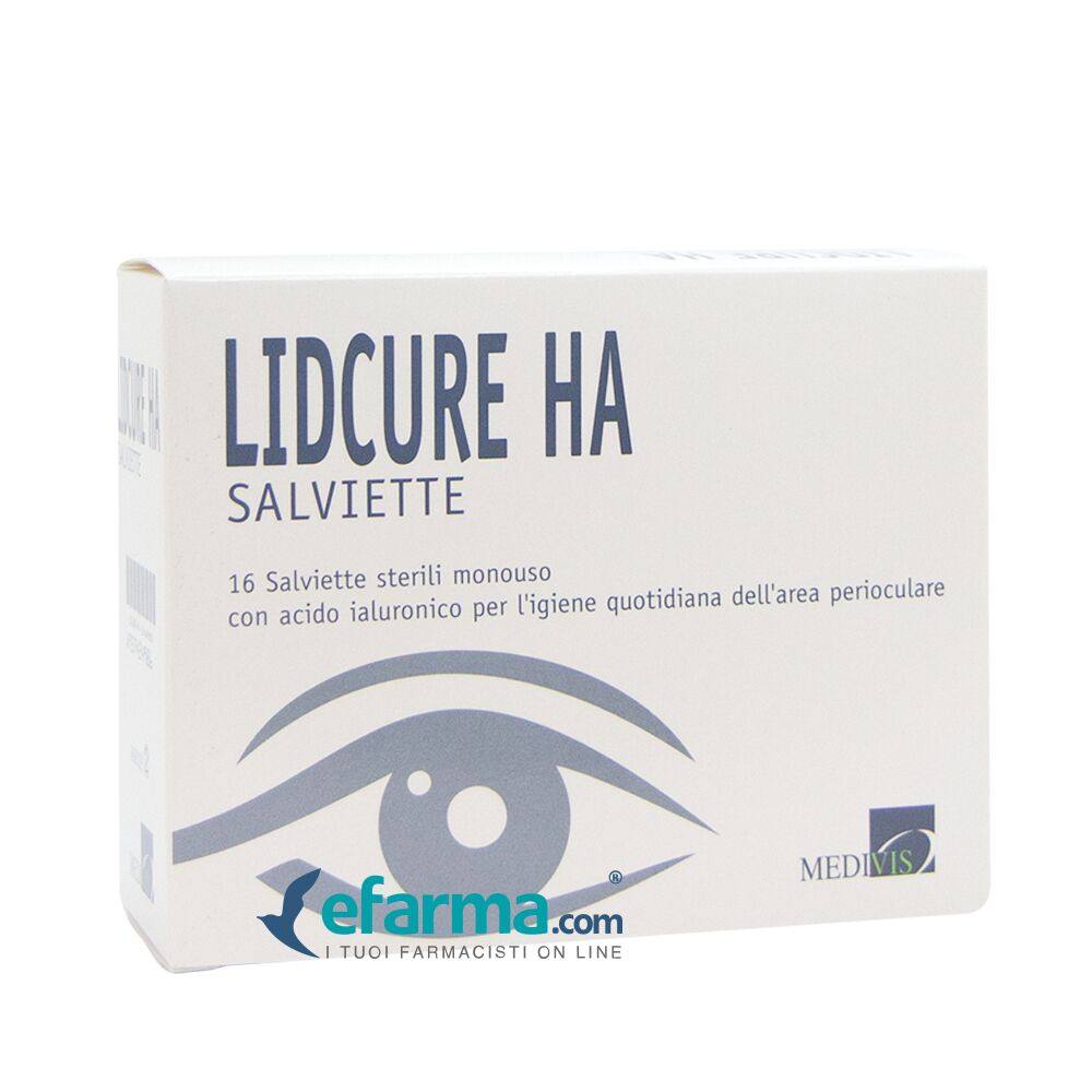 Lidcure Ha Salviette Detergenti 16 Bustine