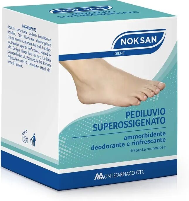 Nok San Pediluvio Superossigenato Ammorbidente e Deodorante 250 g - 10 bustine