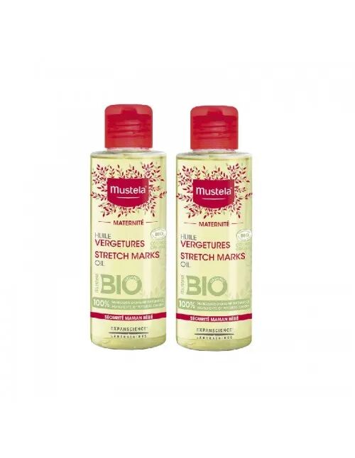 Mustela Maternité Olio Smagliature Bio PROMO BIPACCO 105 ml + 105 ml