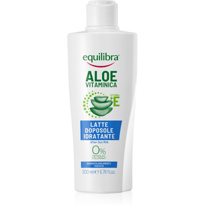 Equilibra Aloe Vitaminica Latte Doposole 200 ml Idratante e Nutriente Equilibra Aloe Vitaminica Latte Doposole 200 ml Idratante e Nutriente
