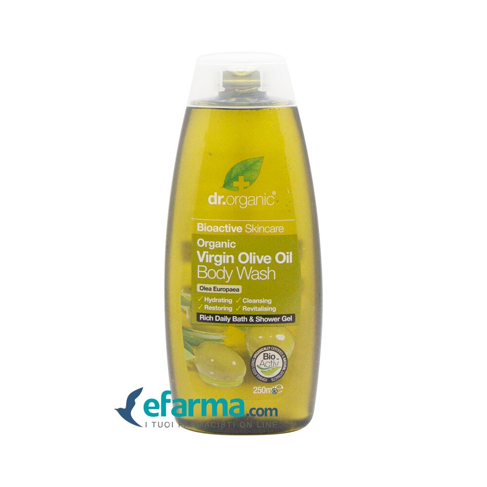 Dr. Organic Olio di Oliva Docciaschiuma Detergente 250 ml