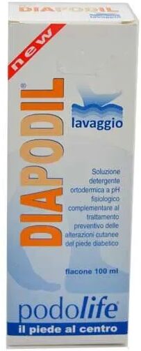 DIAPODIL Lavaggio Liquido Alterazioni Cutanee Piede Diabetico 100 ml