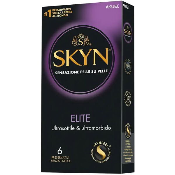 skyn elite profilattici super sottili e super morbidi 5+1 pezzi