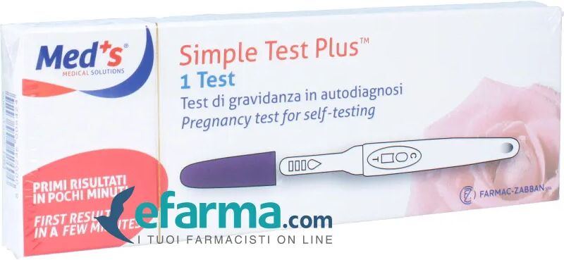 med's test di gravidanza 1 pezzo