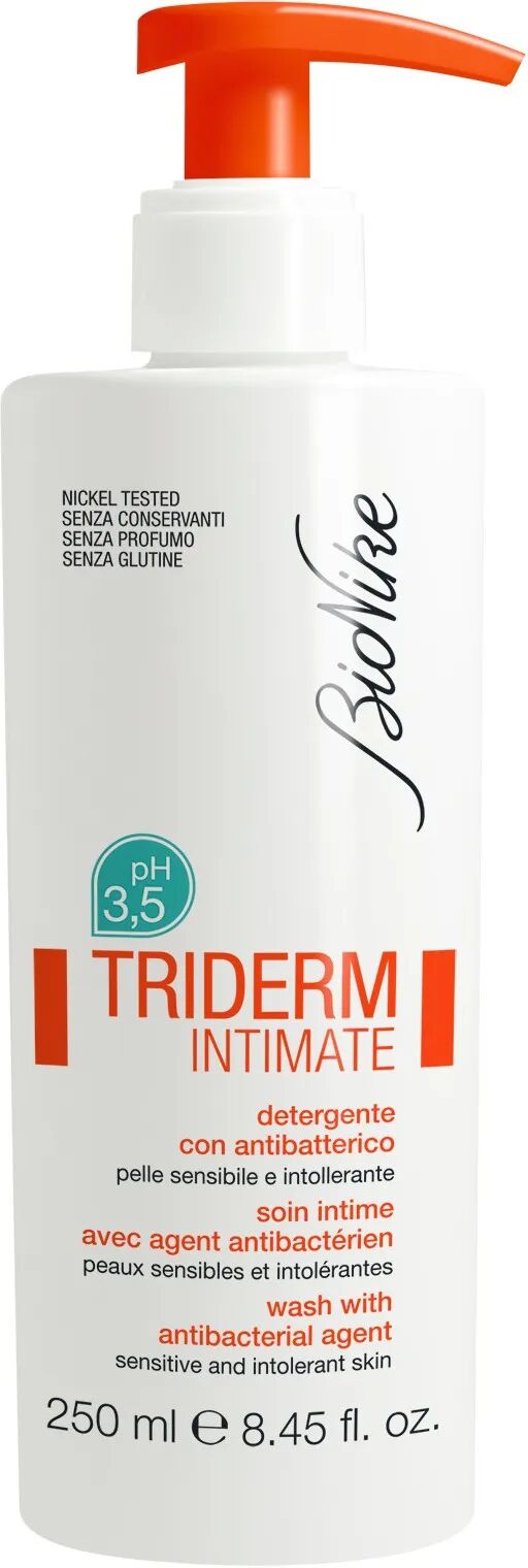 Bionike Triderm Intimate Detergente Intimo pH 3.5 Con Antibatterico 250 ml