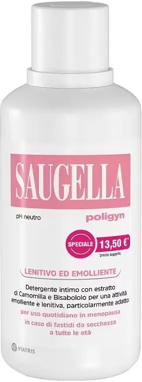 Saugella Poligyn Detergente Intimo Donna pH Neutro PROMO 500 ml