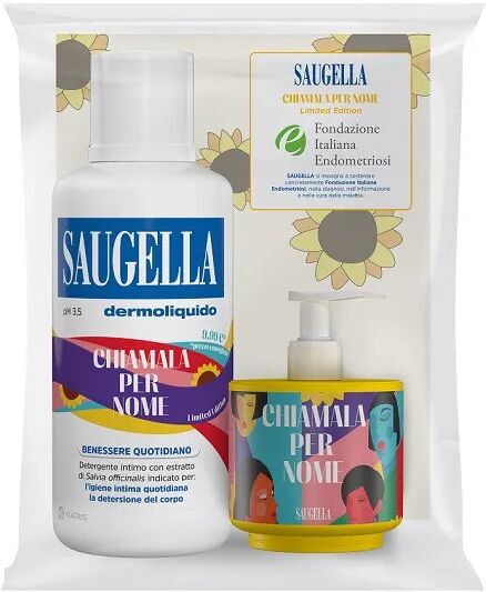 Saugella Bundle Endometriosi Detergente Intimo Dermoliquido + ACTI 3 in Omaggio