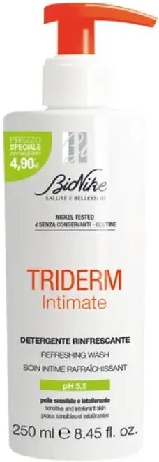 Bionike Triderm Intimate Detergente Intimo Rinfrescante 250 ml