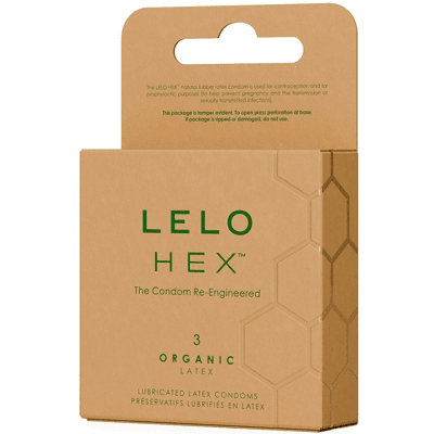 Hex Lelo Organic Preservativi in Lattice Biologico 3 Pezzi Hex Lelo Organic Preservativi in Lattice Biologico 3 Pezzi