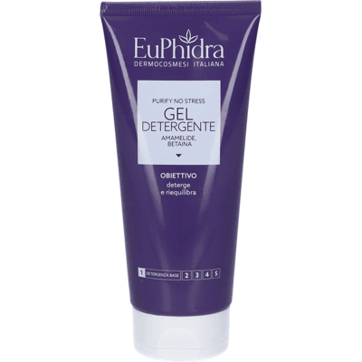 Zeta Farmaceutici Spa Euphidra Gel Detergente Purify No Stress - Gel Viso - Pulizia Profonda Zeta Farmaceutici Spa Euphidra Gel Detergente Purify No Stress - Gel Viso - Pulizia Profonda