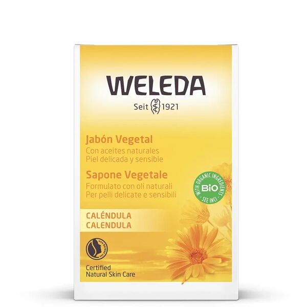 weleda calendula sapone vegetale detergente 100 g