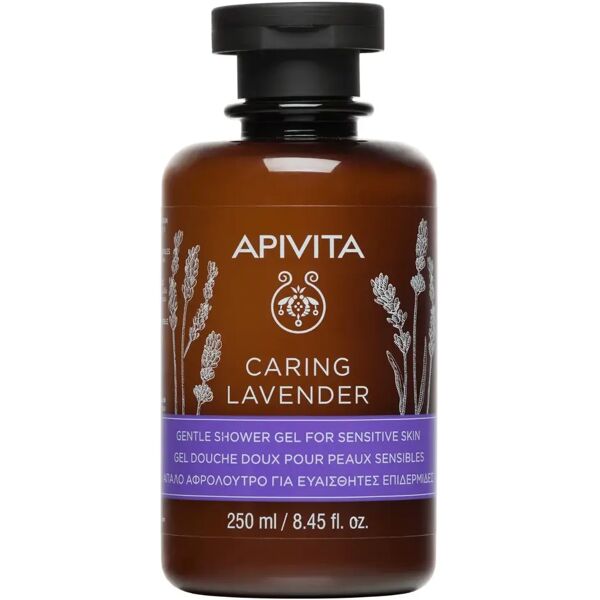 apivita caring lavender gel doccia delicato per pelli sensibili 250 ml