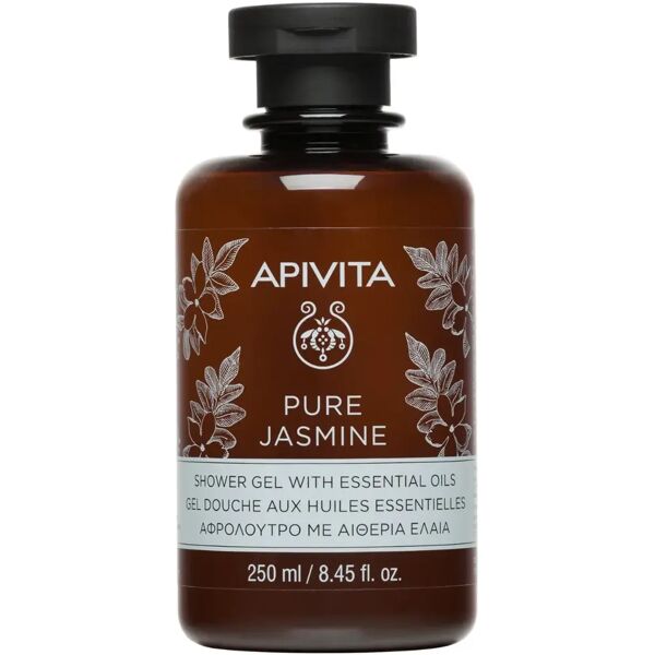 apivita pure jasmine gel doccia con oli essenziali 250 ml