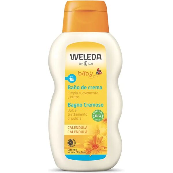 weleda baby calendula bagno cremoso detergente delicato 200 ml