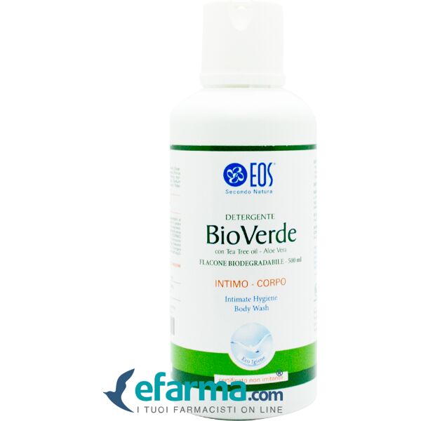 eos biodetergente verde detergente antibatterico naturale 500 ml