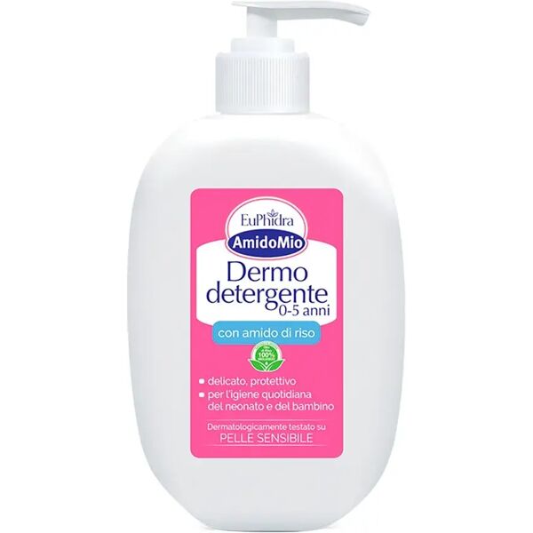 euphidra amidomio dermodetergente idratante per neonati e bambini 0-5 anni 400 ml