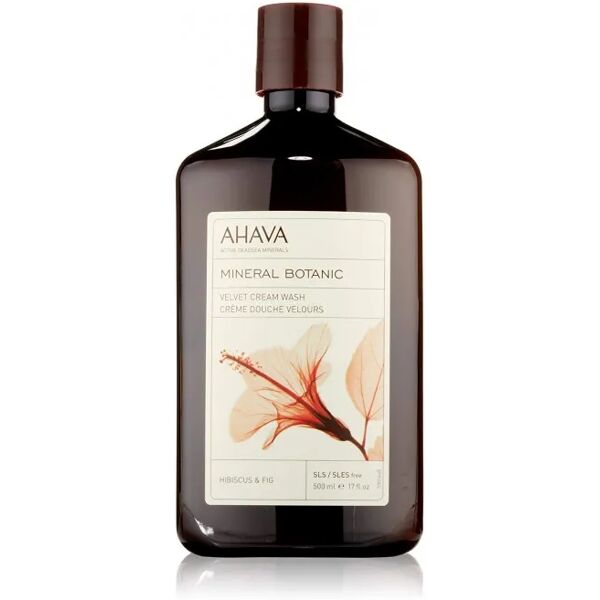 ahava mineral botanic hibiscus & fig crema lavante 500 ml