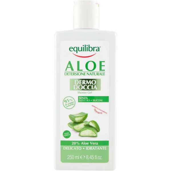 equilibra aloe dermo doccia delicato con aloe vera 250 ml