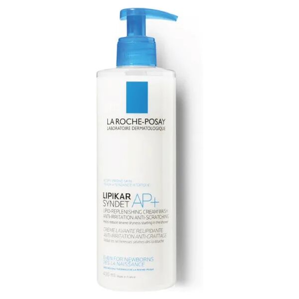 la roche posay lipikar syndet ap+ crema detergente anti-prurito 400 ml