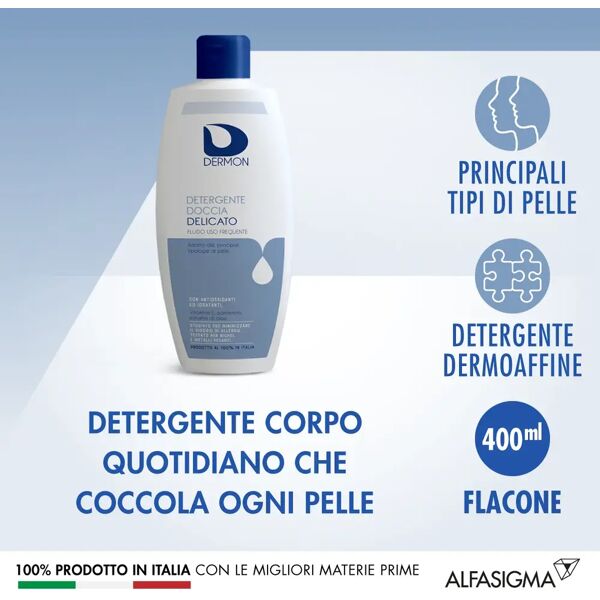 dermon detergente doccia delicato 400 ml