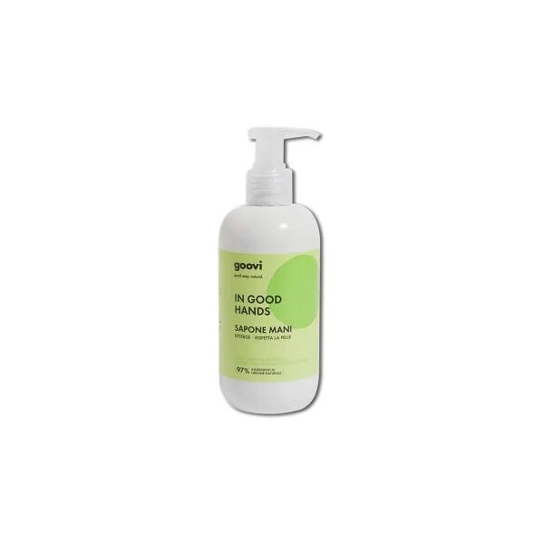 goovi in good hands sapone mani detergente con arancio cedro e menta 250 ml