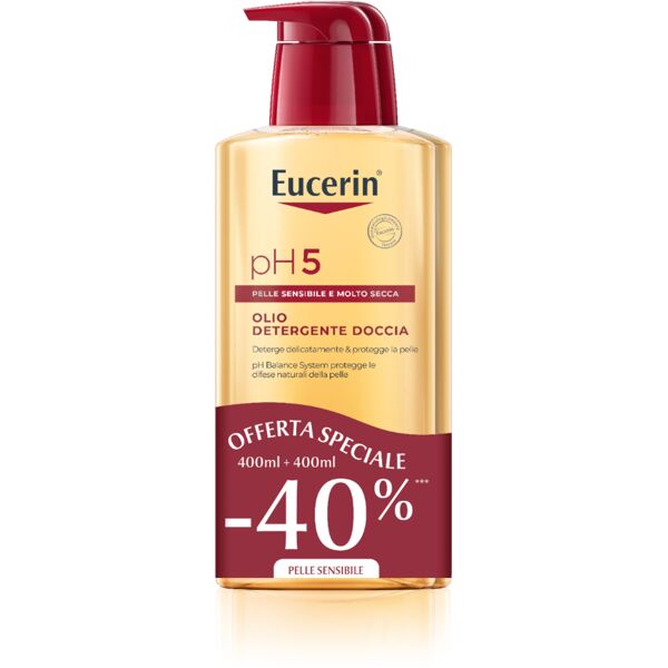 eucerin ph5 olio doccia promo bipacco 2x400 ml