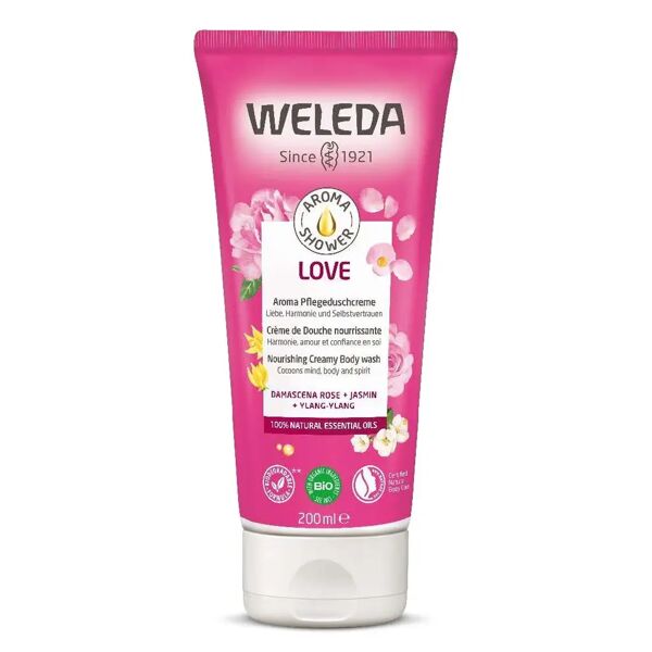 weleda aroma shower love crema doccia 200 ml