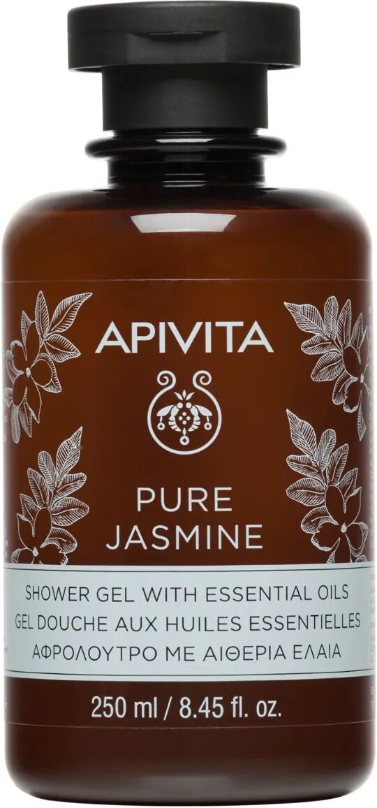 apivita pure jasmine gel doccia con oli essenziali 250 ml