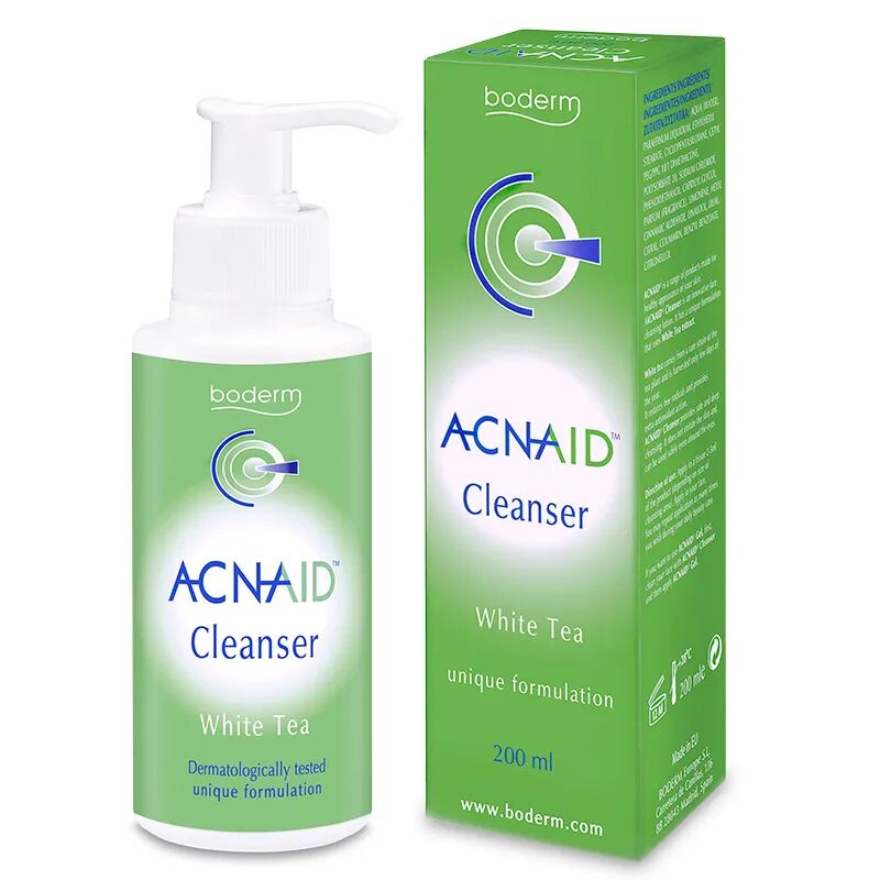 logofarma acnaid cleanser lozione viso trattamento anti acne 200 ml
