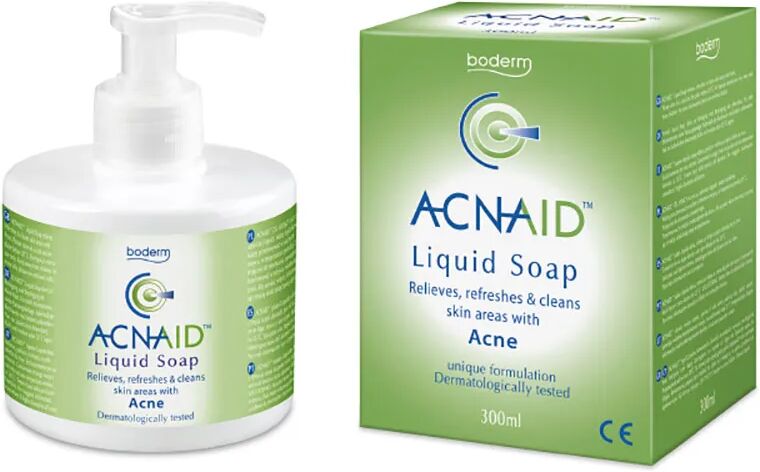 logofarma acnaid sapone liquido detergente viso e corpo per pelle acneica 300 ml