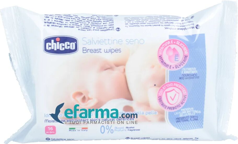 chicco salviette detergenti seno 16 pezzi