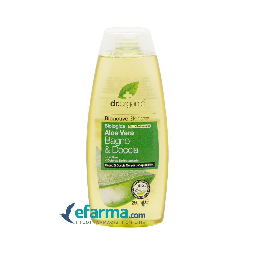 dr. organic aloe vera bagnodoccia detergente corpo 250 ml