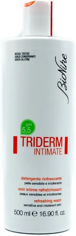 bionike triderm intimate detergente intimo ph 5.5 rinfrescante 500 ml