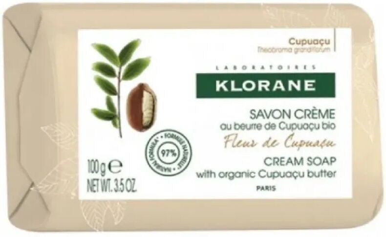 klorane crema sapone fiore di cupuaçu pelle da secca a molto secca 100 g