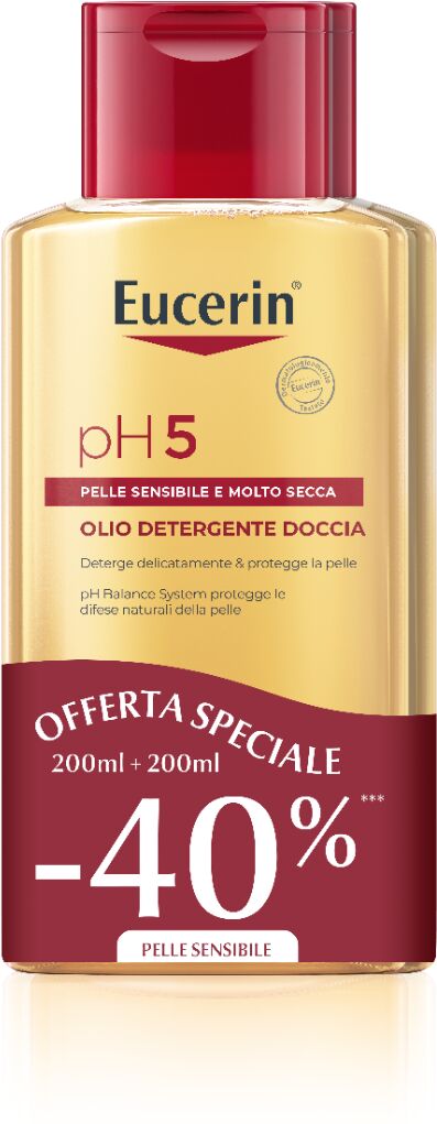 eucerin ph5 olio doccia promo bipacco 2x200 ml