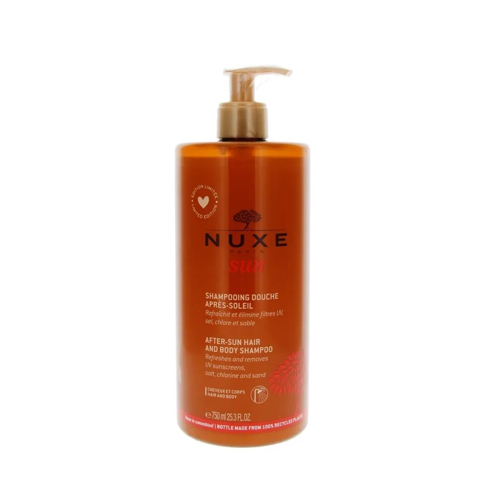 nuxe sun shampoo doccia doposole corpo e capelli 750 ml