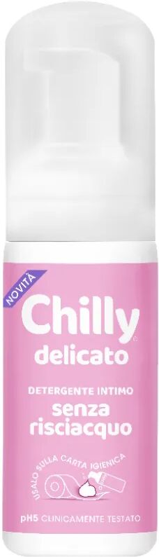 chilly no rinse delicato detergente intimo in mousse senza risciacquo 100 ml